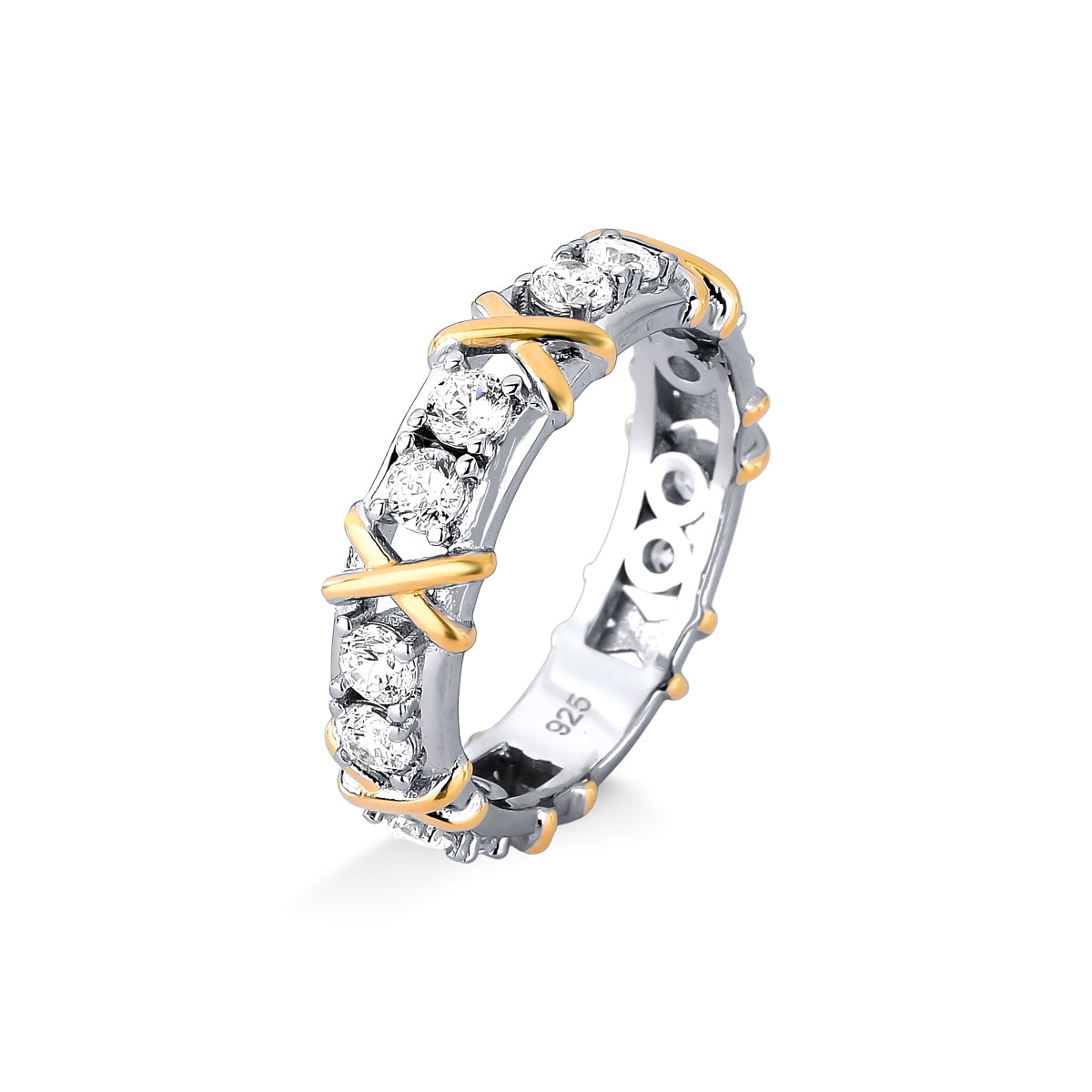 Infinity X Diamond Ring