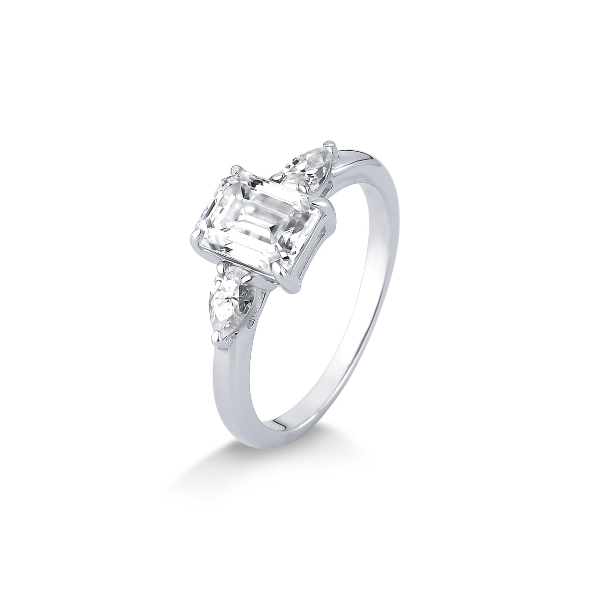 Emerald Cut Diamond Ring