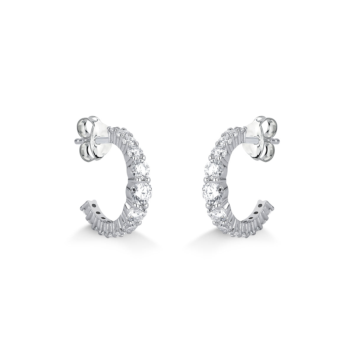 Luxe Sparkle Hoops
