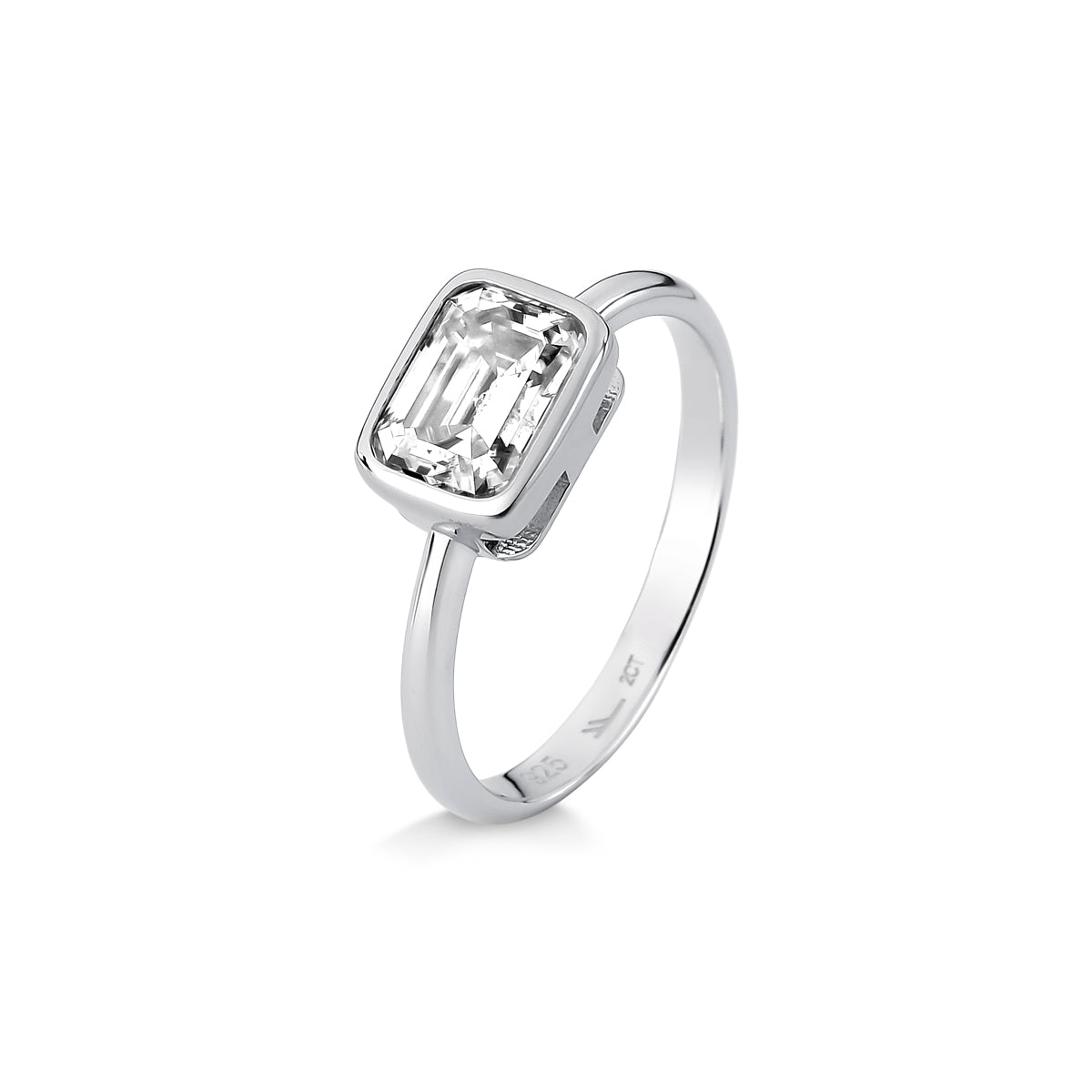Crystal Frame Ring