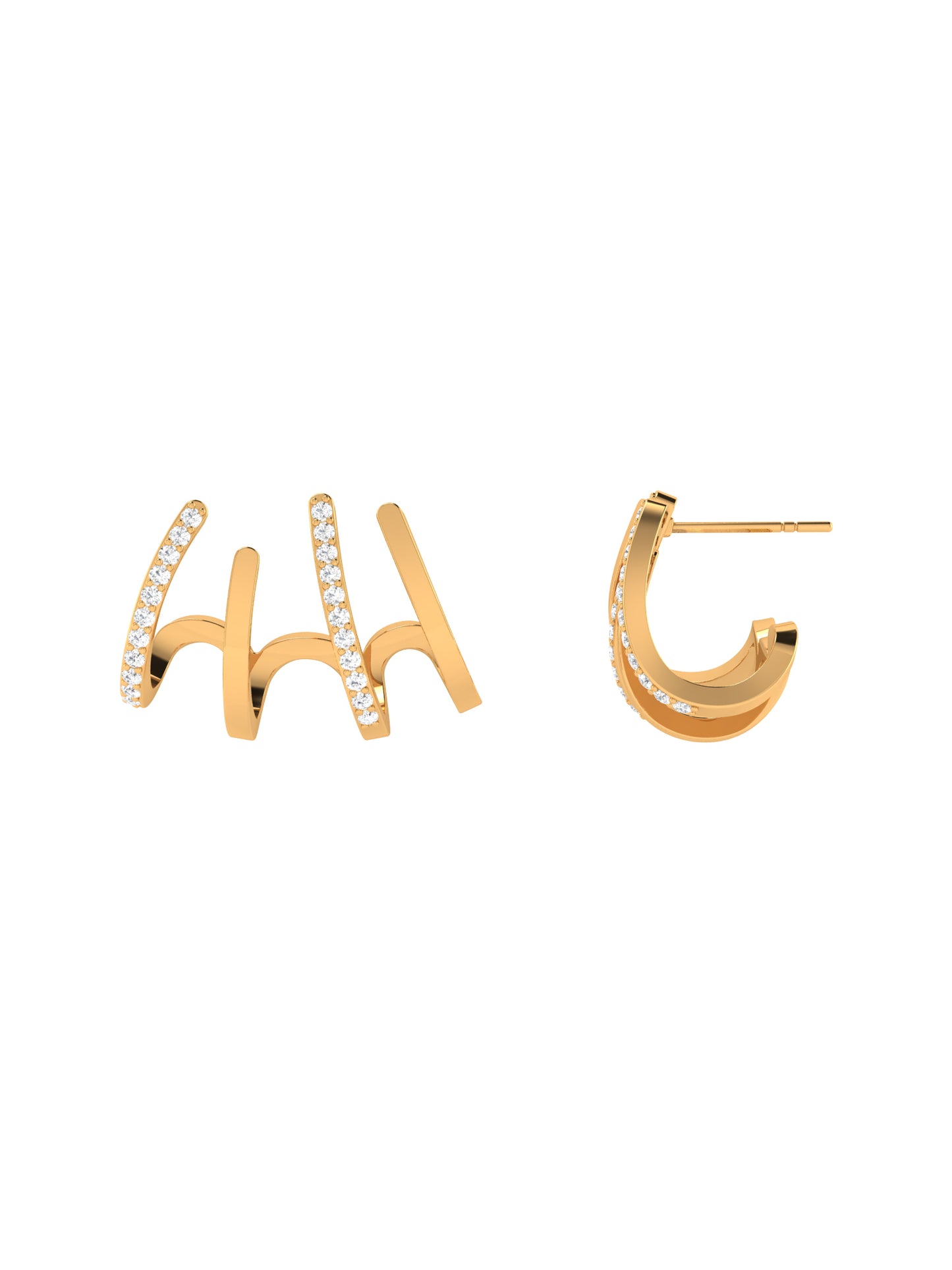 CLAW STUD EARRINGS