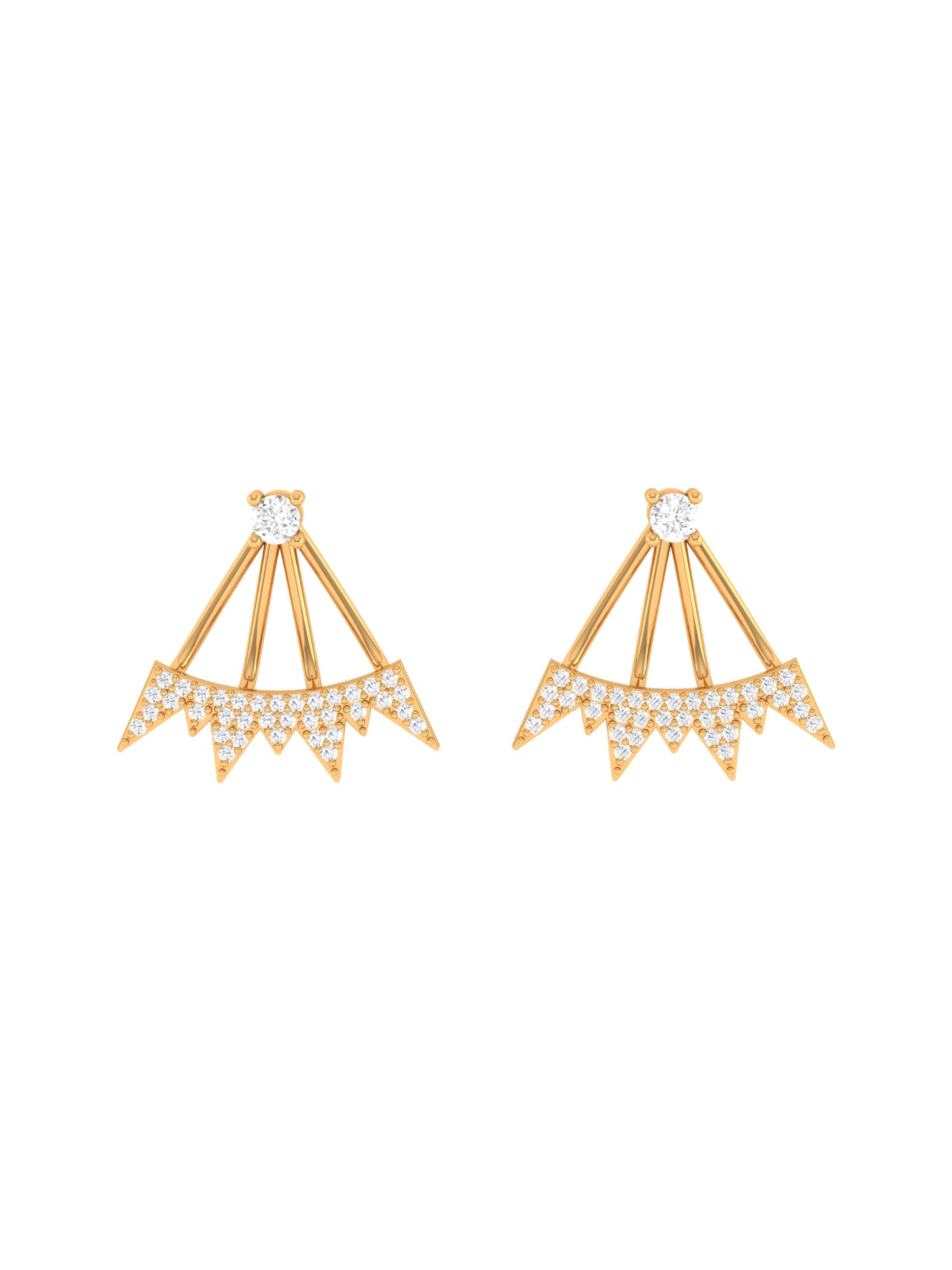 JACKET STUD EARRINGS