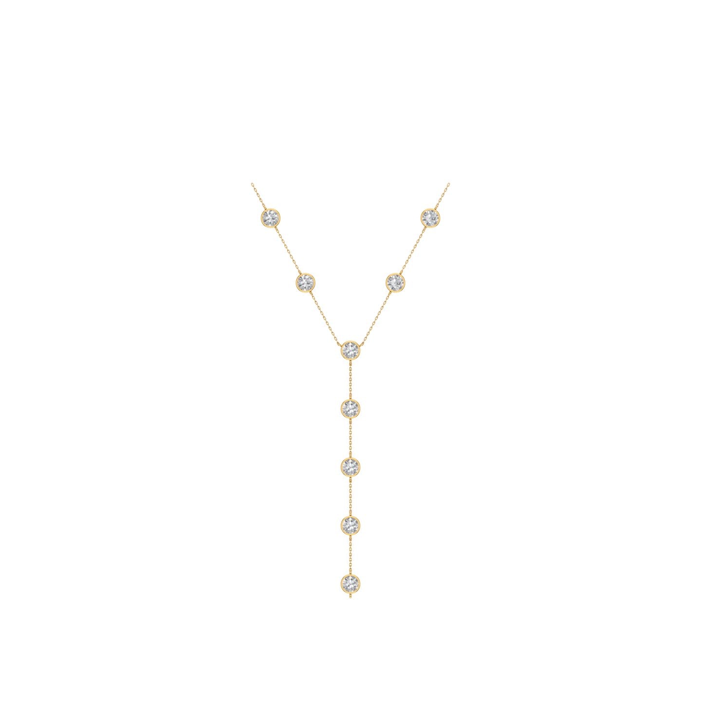 Pave Circle Necklace