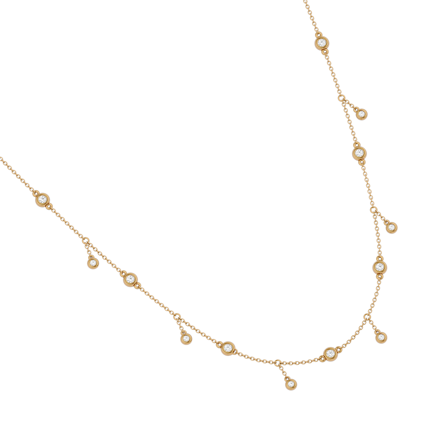 Diamond Shaker Necklace
