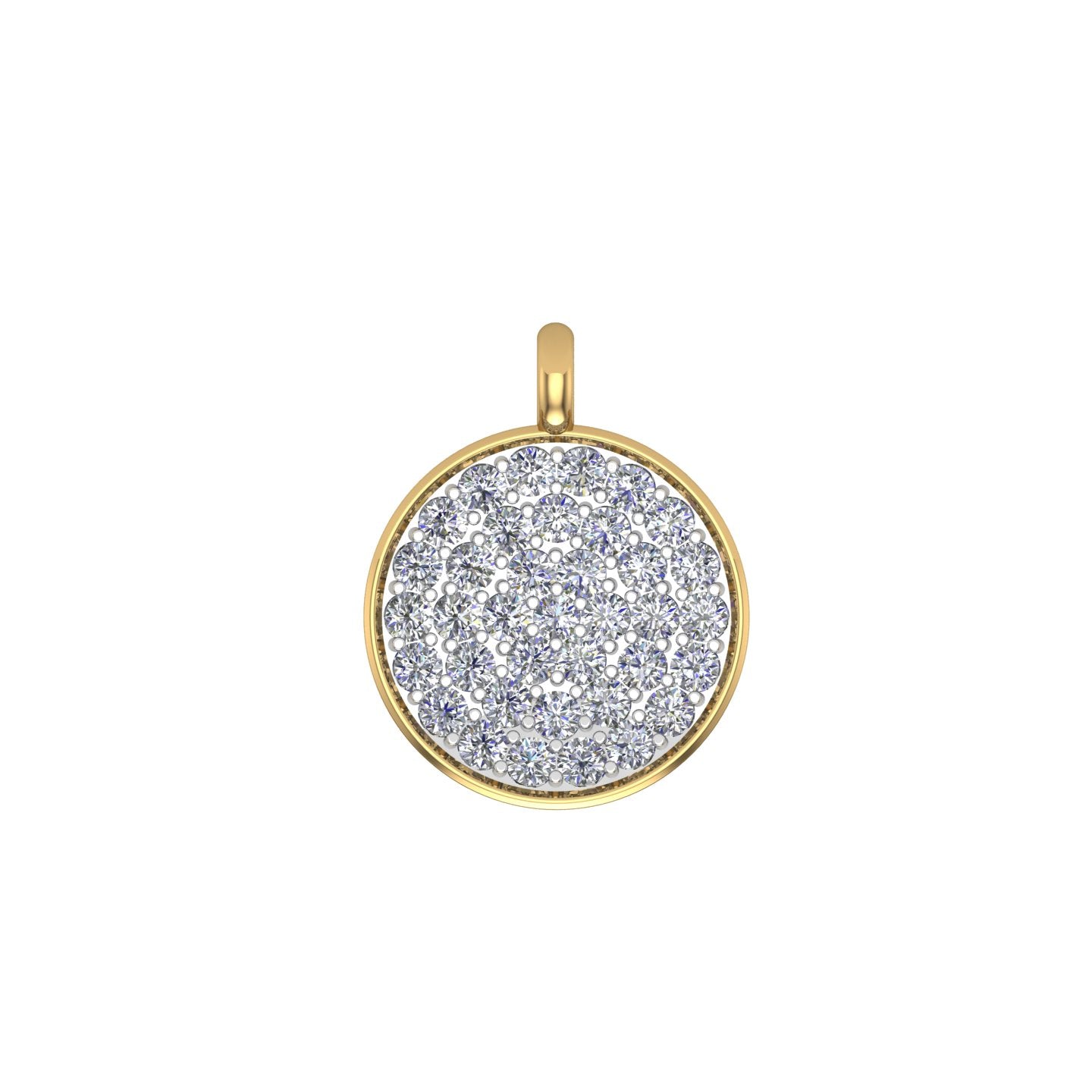 PAVE DISC CHARM