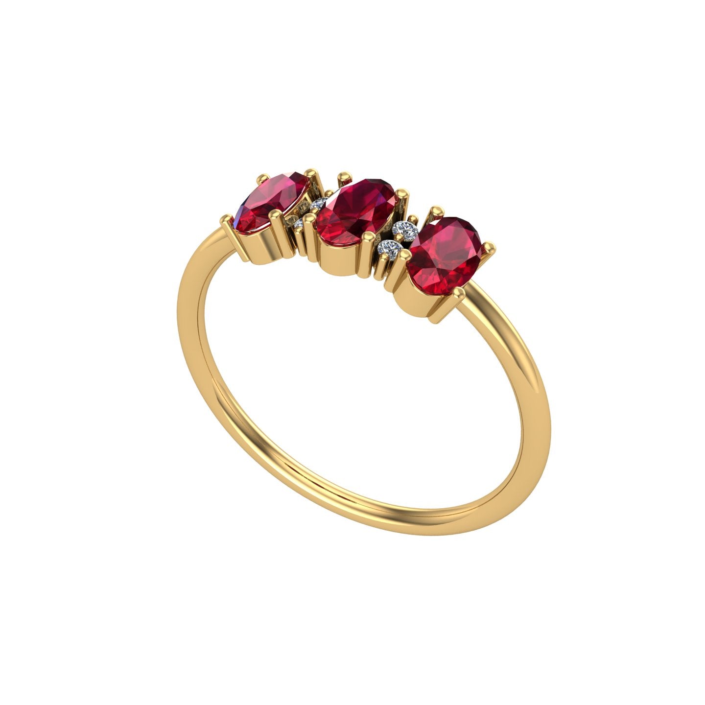 Ruby Cluster Ring
