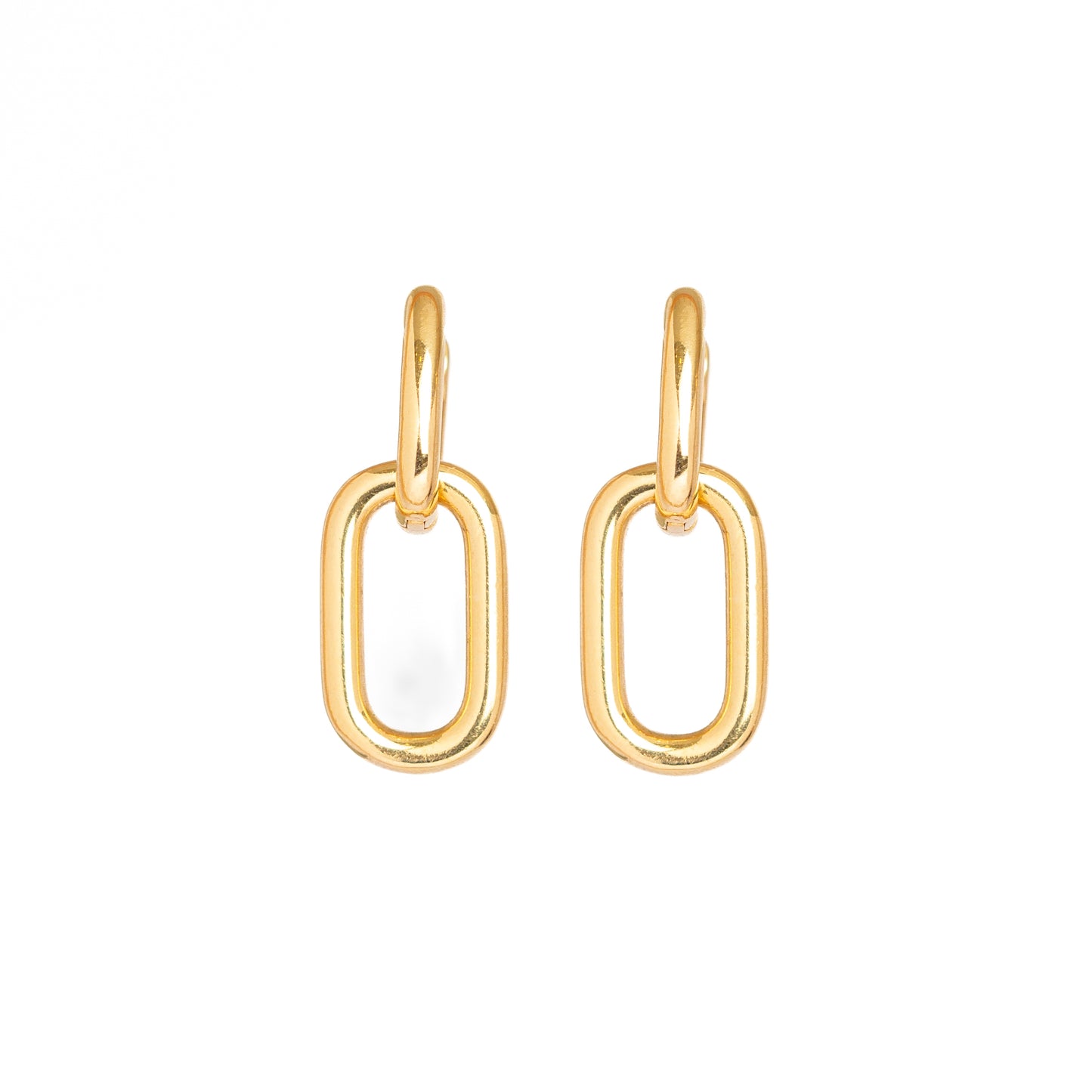 Golden Link Earrings