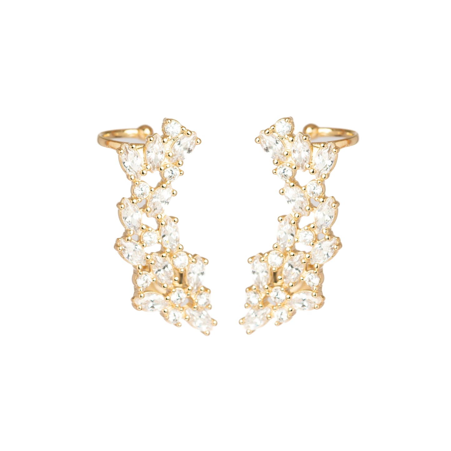 Marquise Ear Climbers