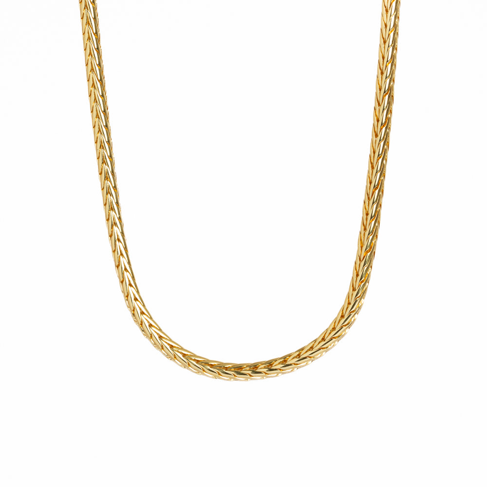 Plaited Chain Necklace