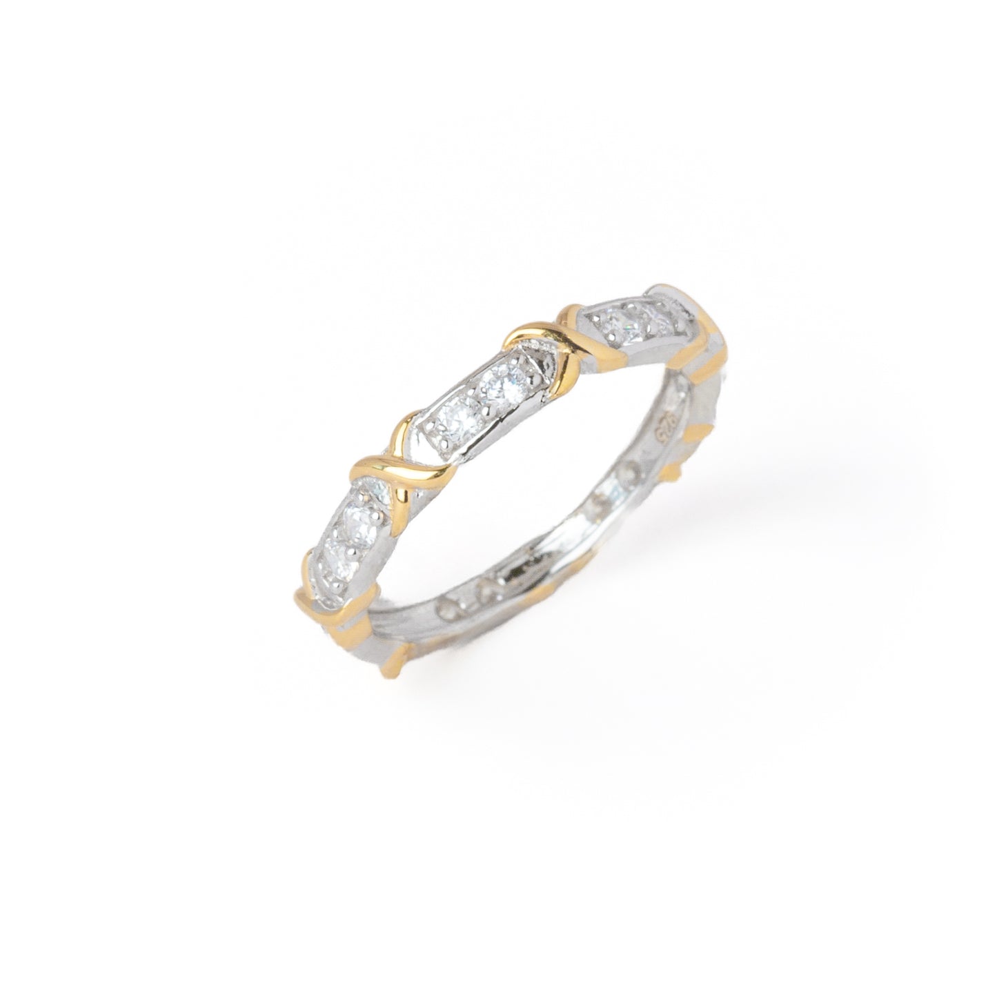 Mini X Diamond Ring