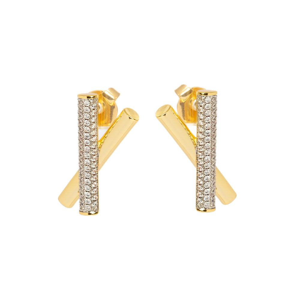 X earrings