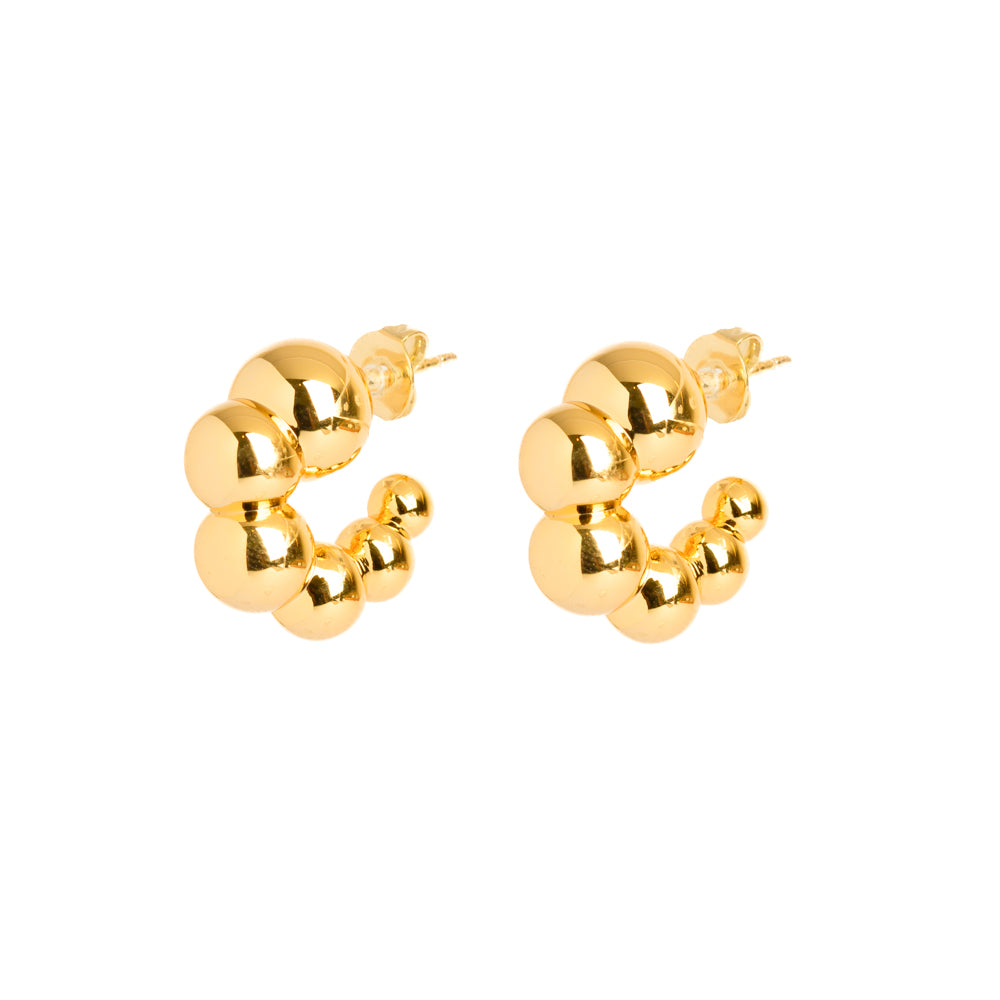 Tallic Circle Earrings
