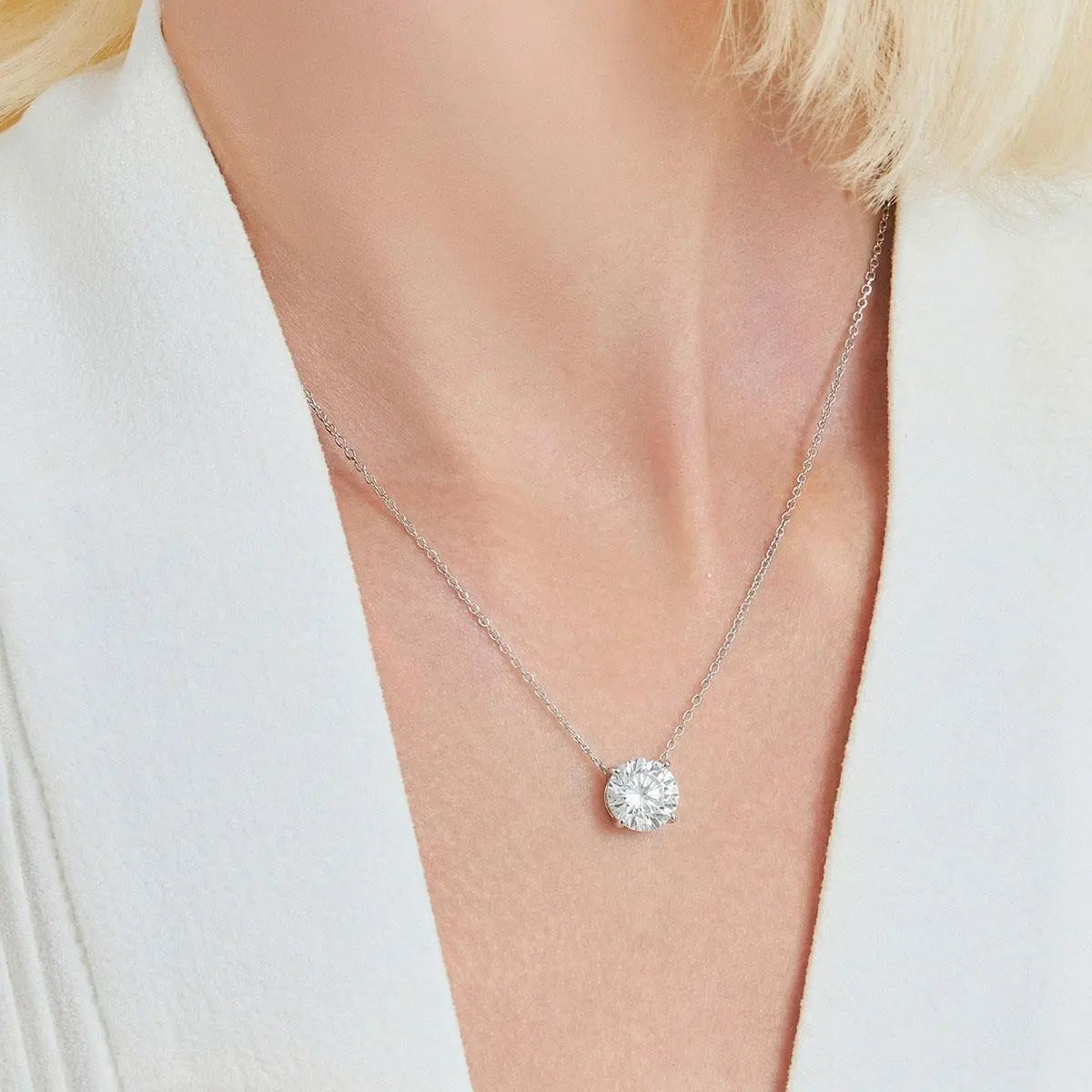 Circle Stone Necklace