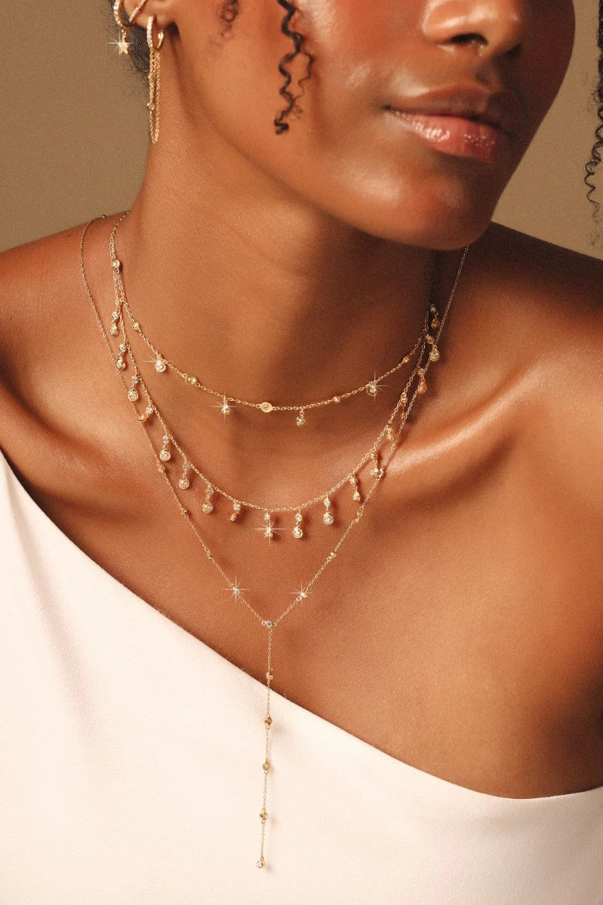 Pave Circle Necklace