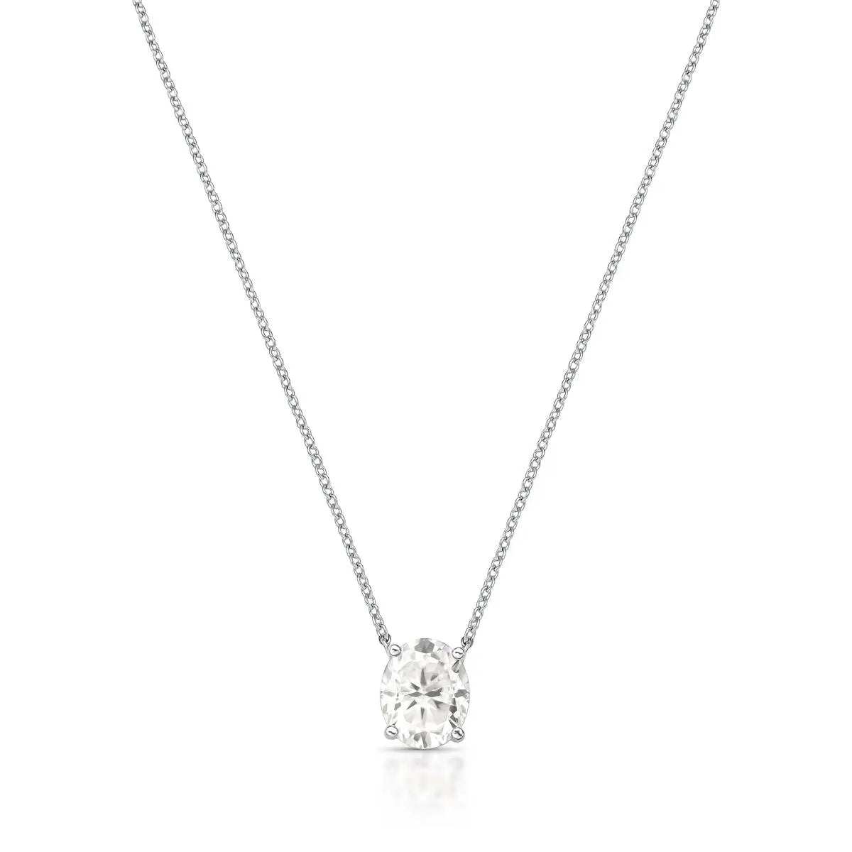 Oval Stone Necklace
