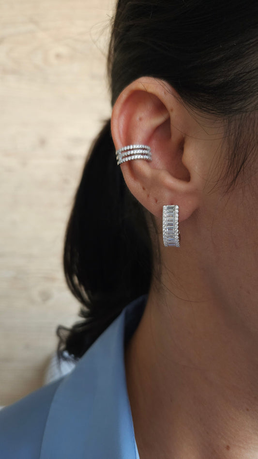 Triple Sparkle Earcuff