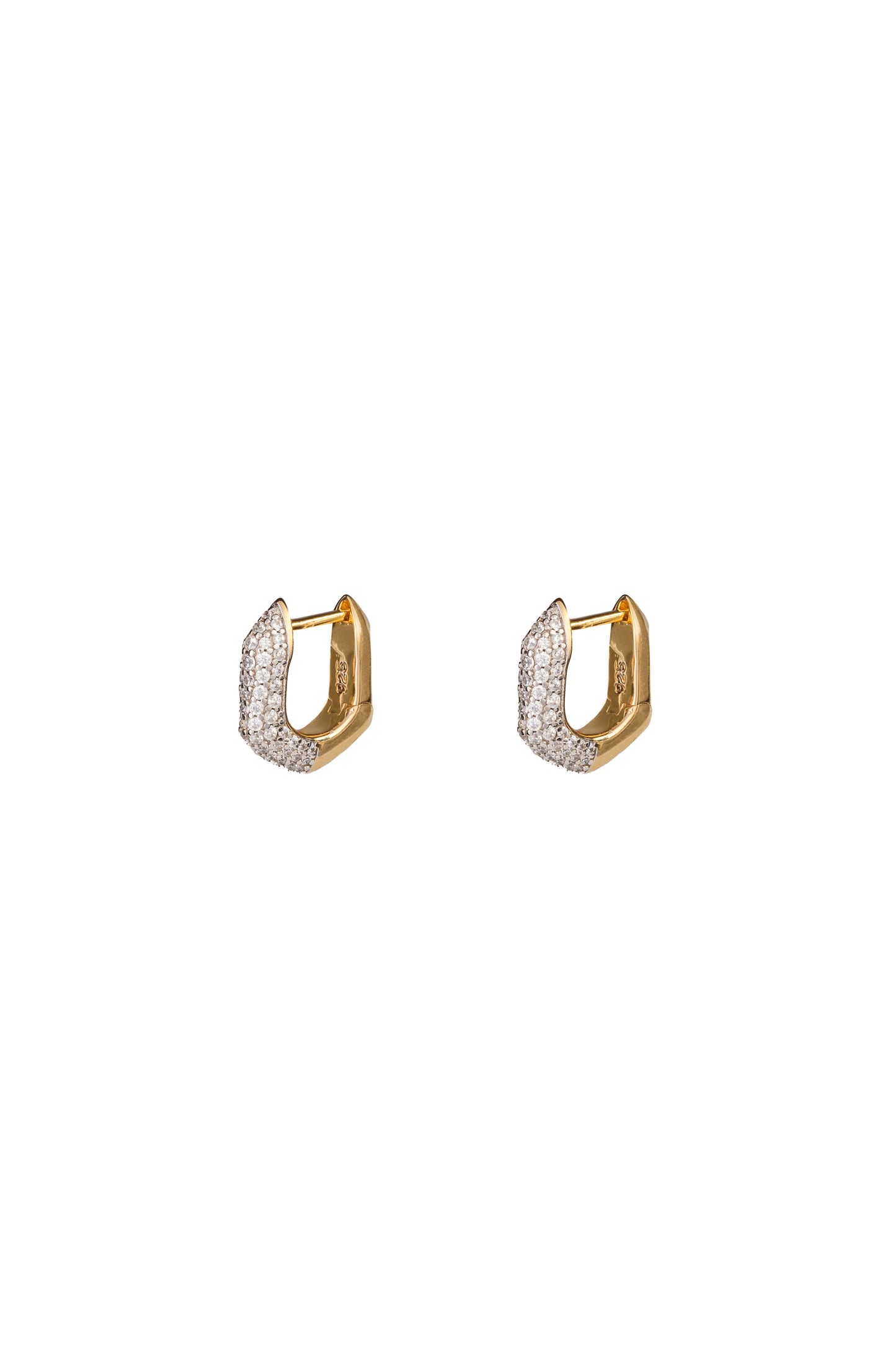 Golden Duo Small Hoops