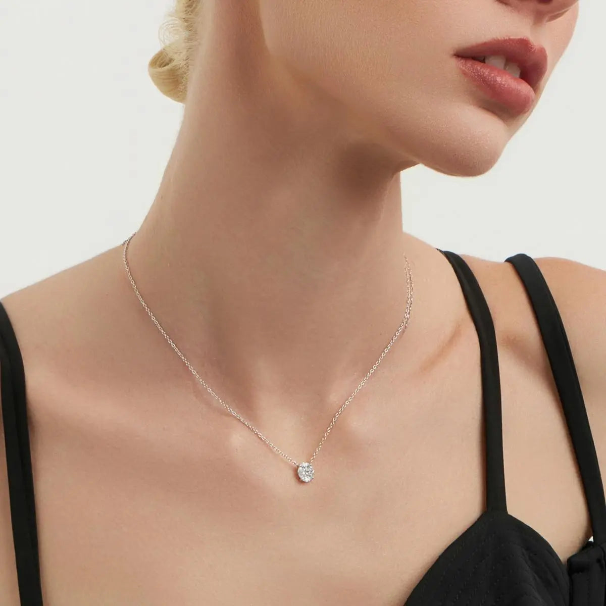 Oval Stone Necklace