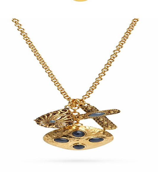 Collar con 3 colgantes