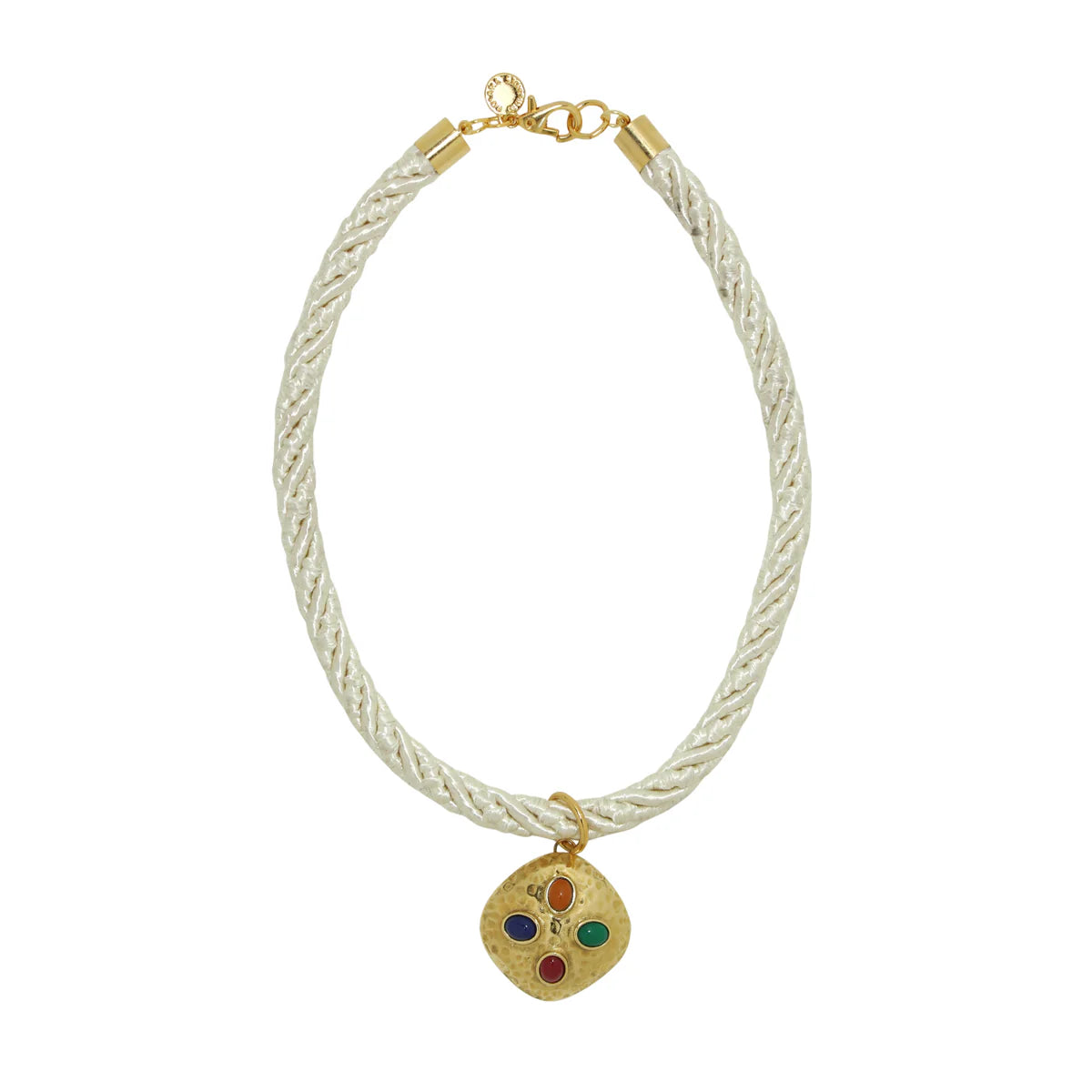Collar de cordón de seda