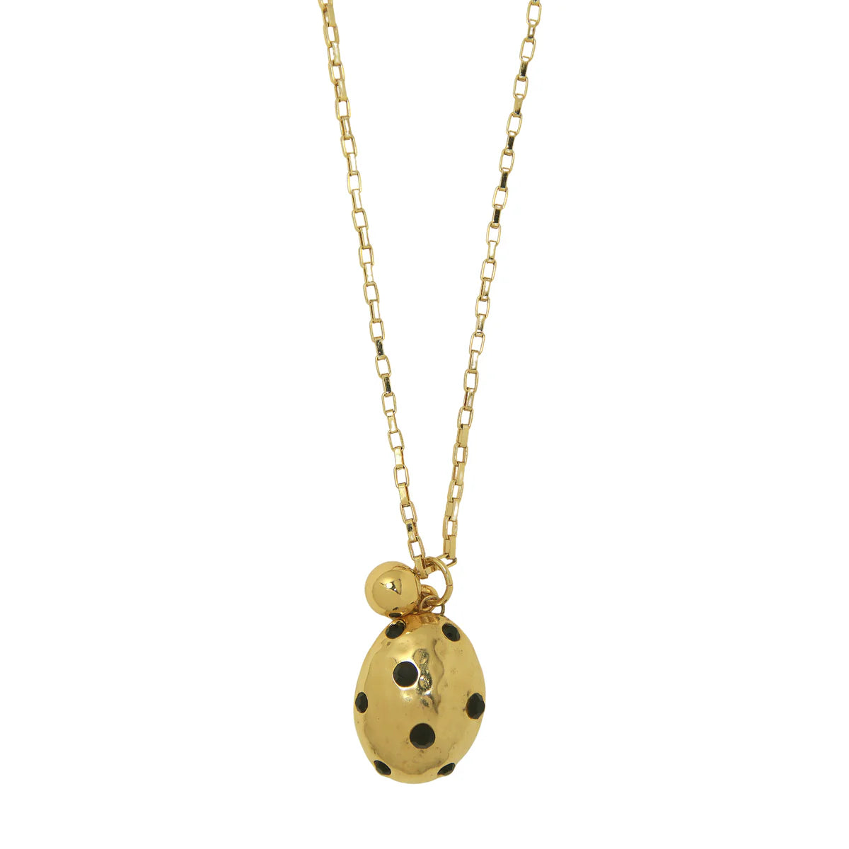 Collar largo con brillos