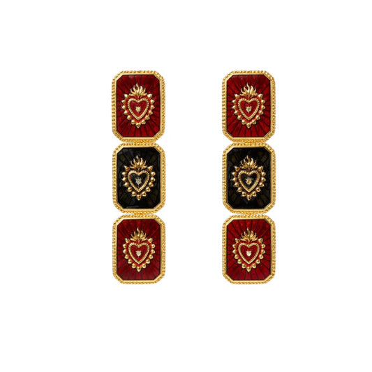 Aro triple medallón
