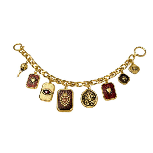 Pulsera con colgantes