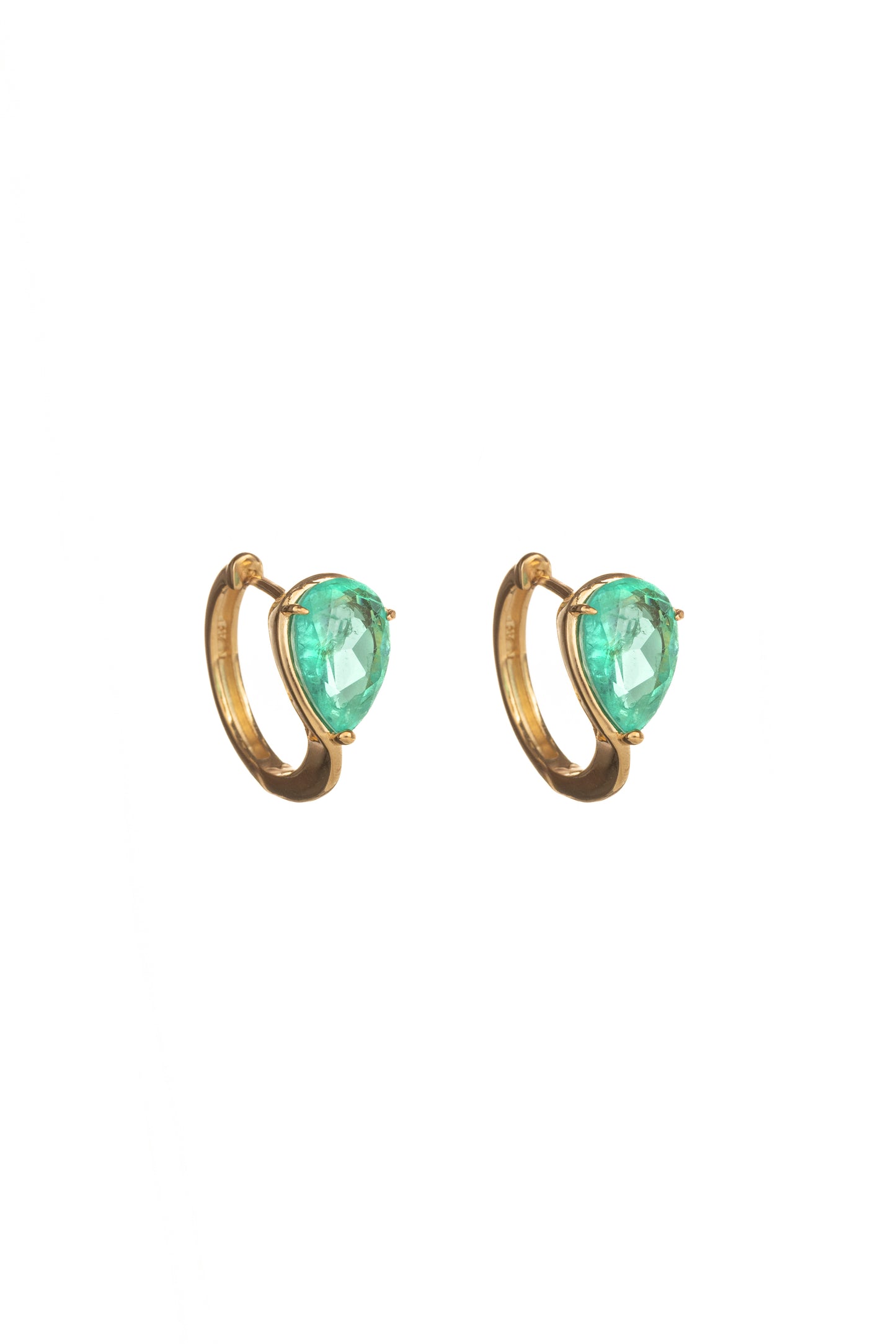 Radiant Gem Hoops