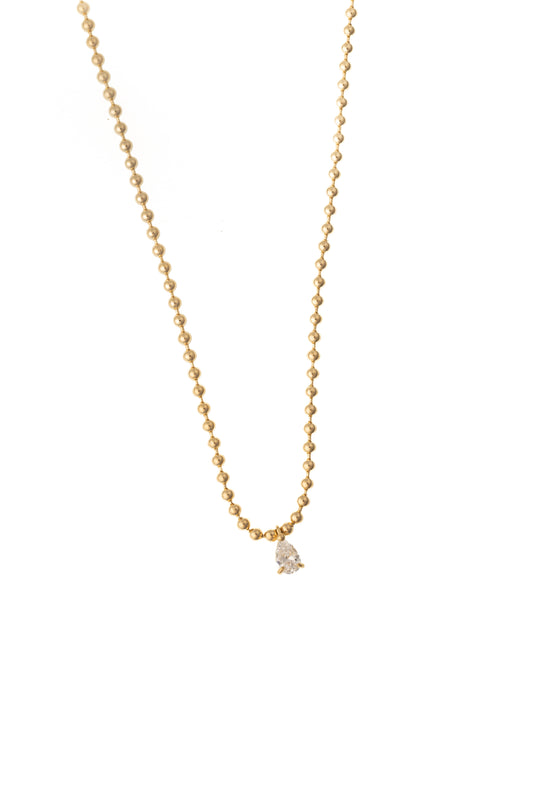 Drop Gold Vermeil Necklace