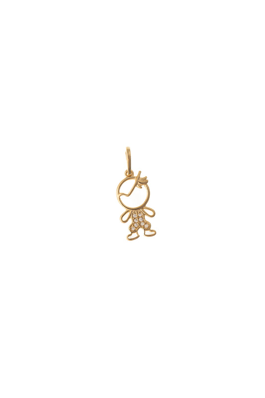 Golden Children Charm