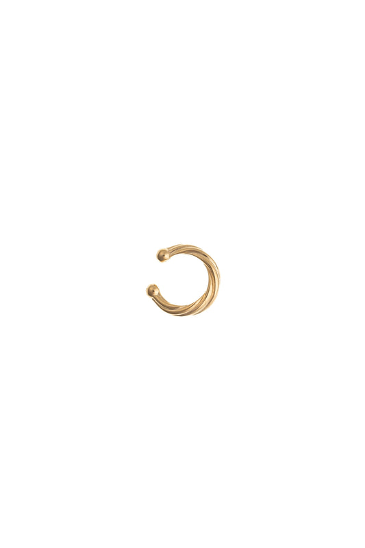 Golden Whirl Earcuff