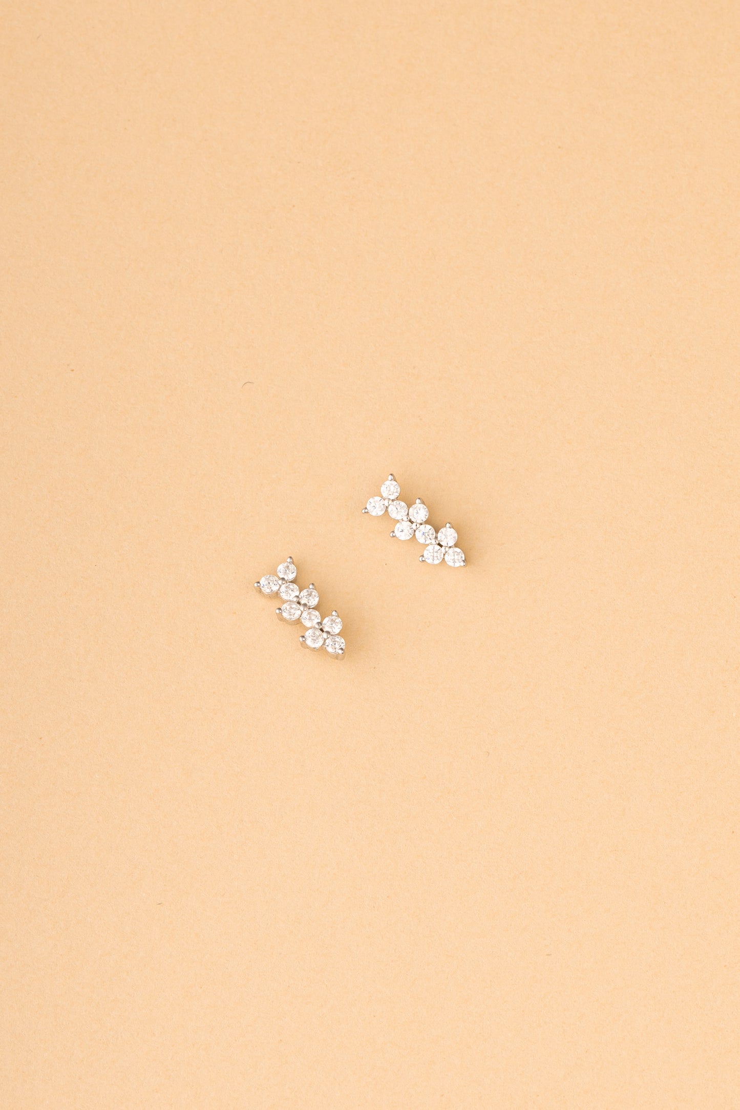 Droplet Diamond Stud Earrings