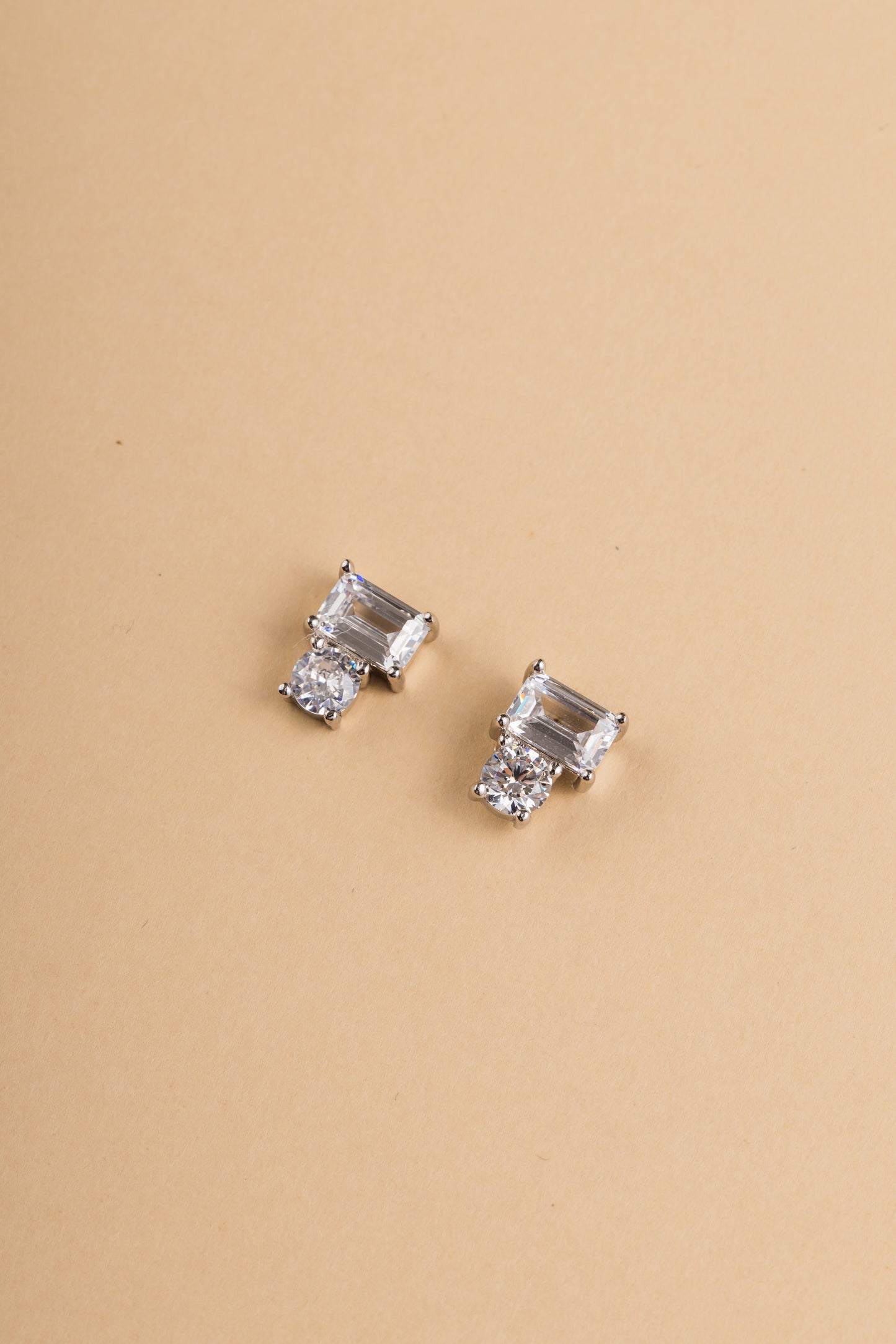 Light Square Stud Earring