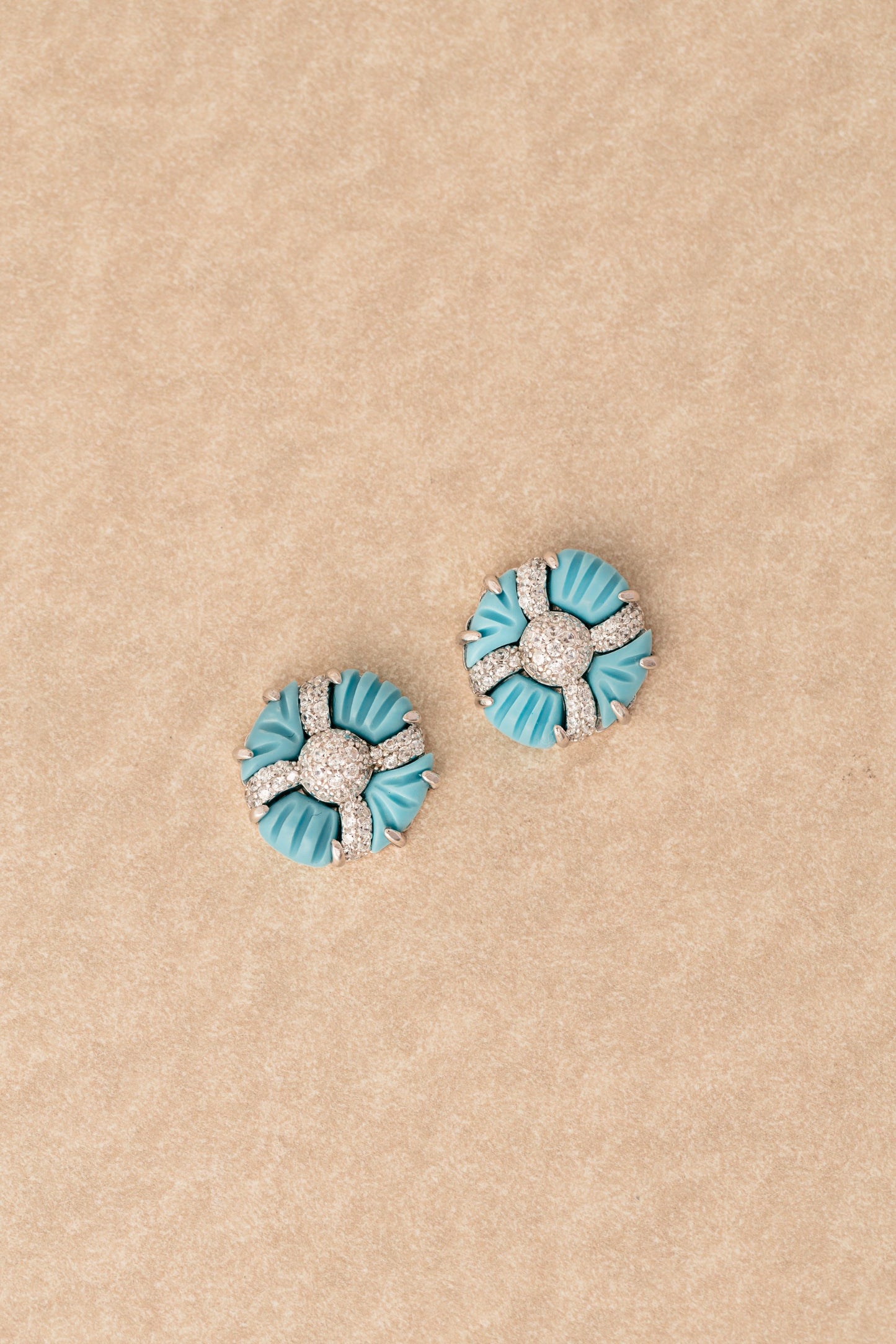 Turquoise Bloom Earrings