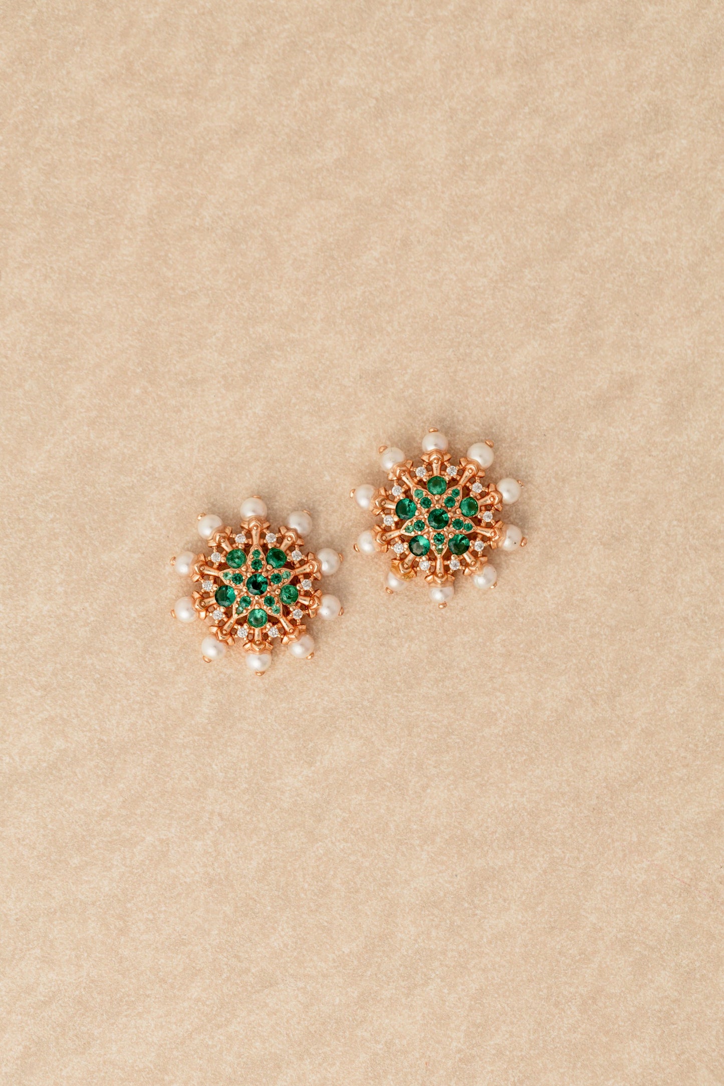 Emerald Bloom Earrings