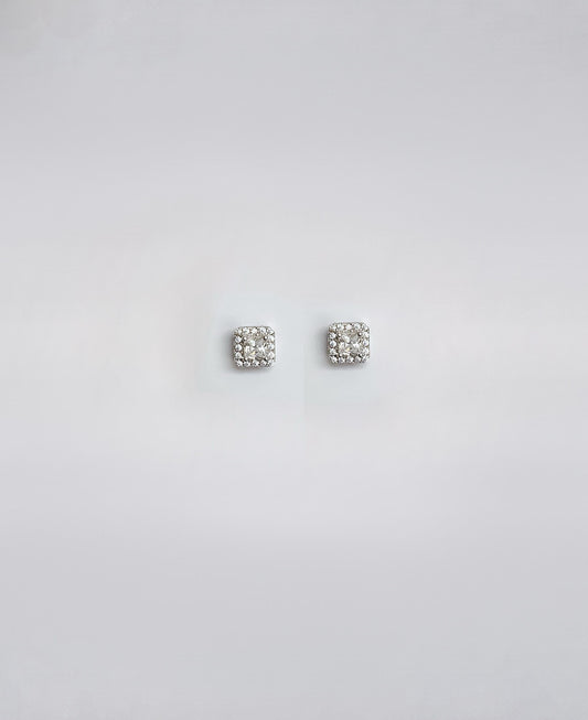 Twinkling Square Earrings