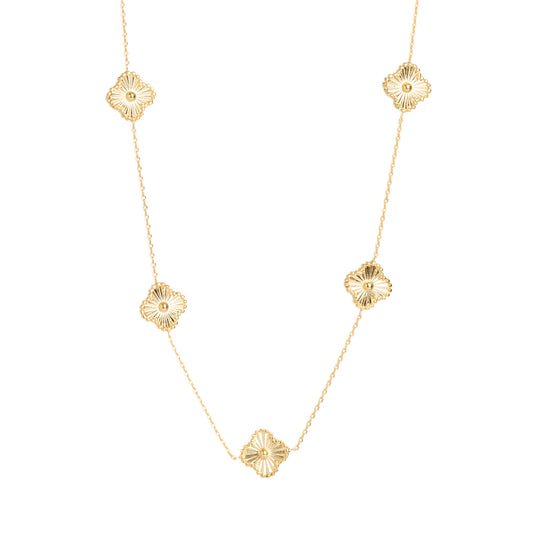 Gold Flower Necklace