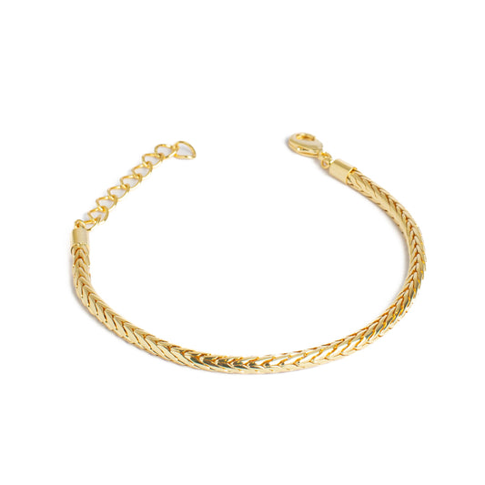 Plaited Chain Bracelet